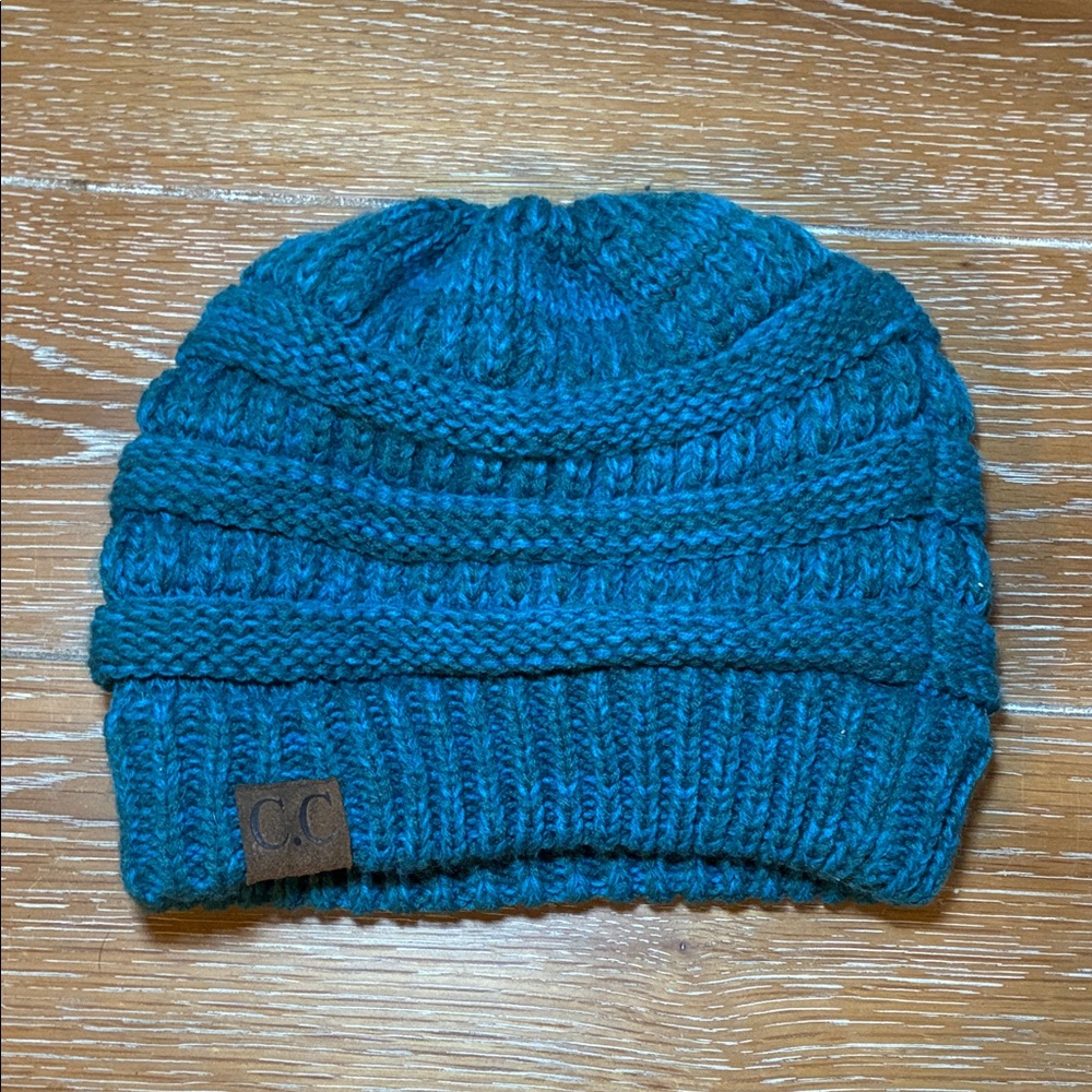 C.C Teal Knit Beanie
